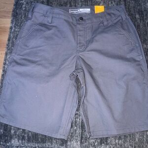 NWT: women’s CarharttCharcoal Flat Front Shorts